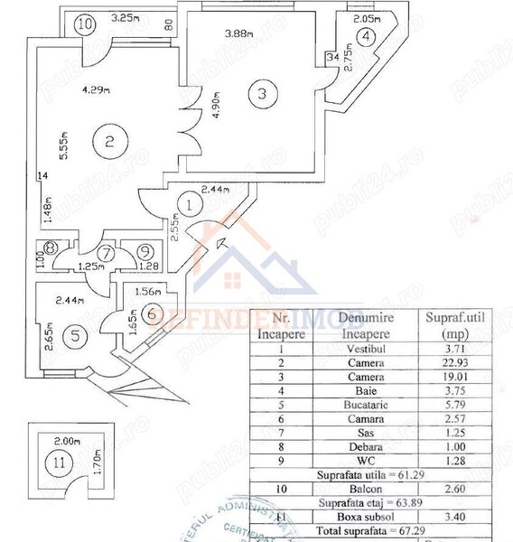 Unirii, Natiunile Unite, vanzare apartament 2 camere